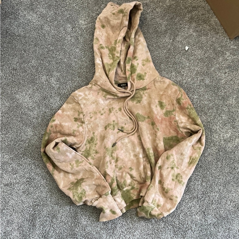 AFRM NWT women’s sz s tie-Dye Hoodie